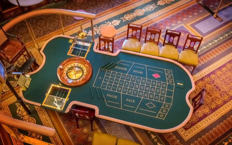 French Roulette Tables at Monte-Carlo Casino