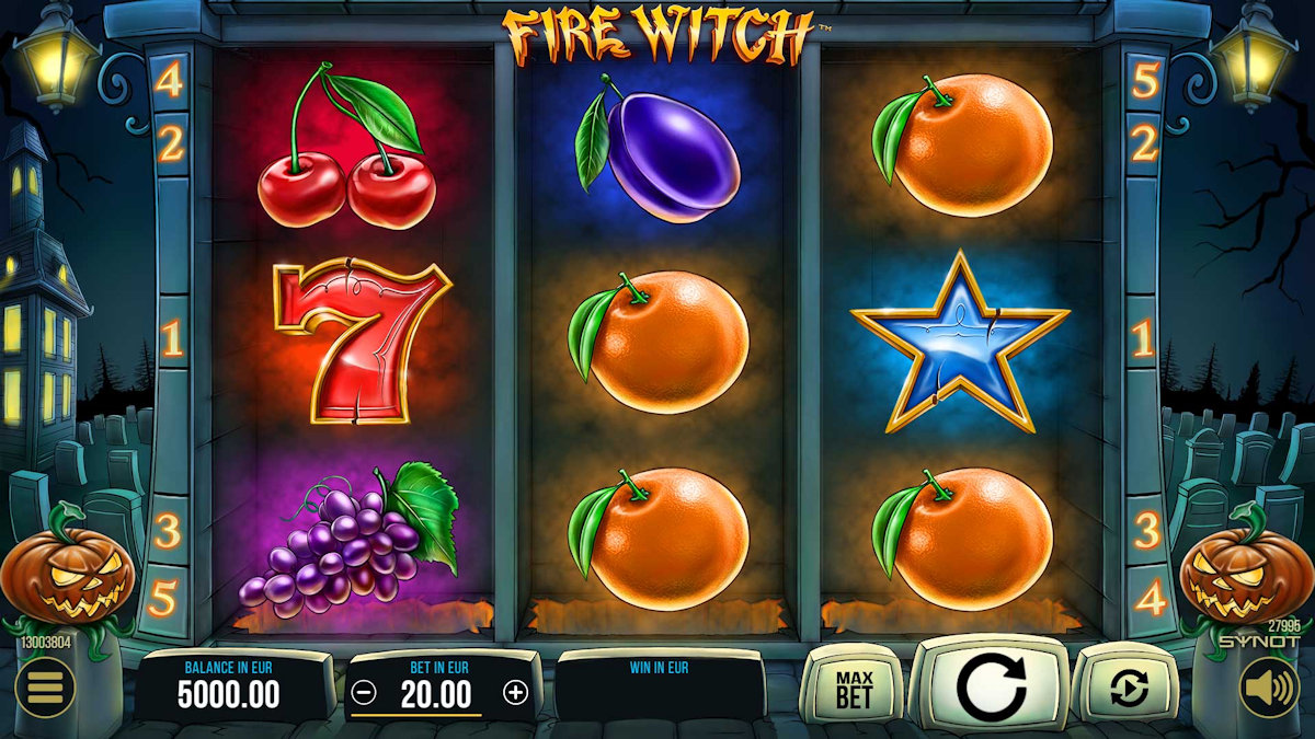 Game's visual of Fire Witch by Synot Games