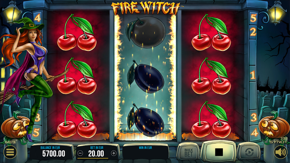 Respin on the Fire Witch slot