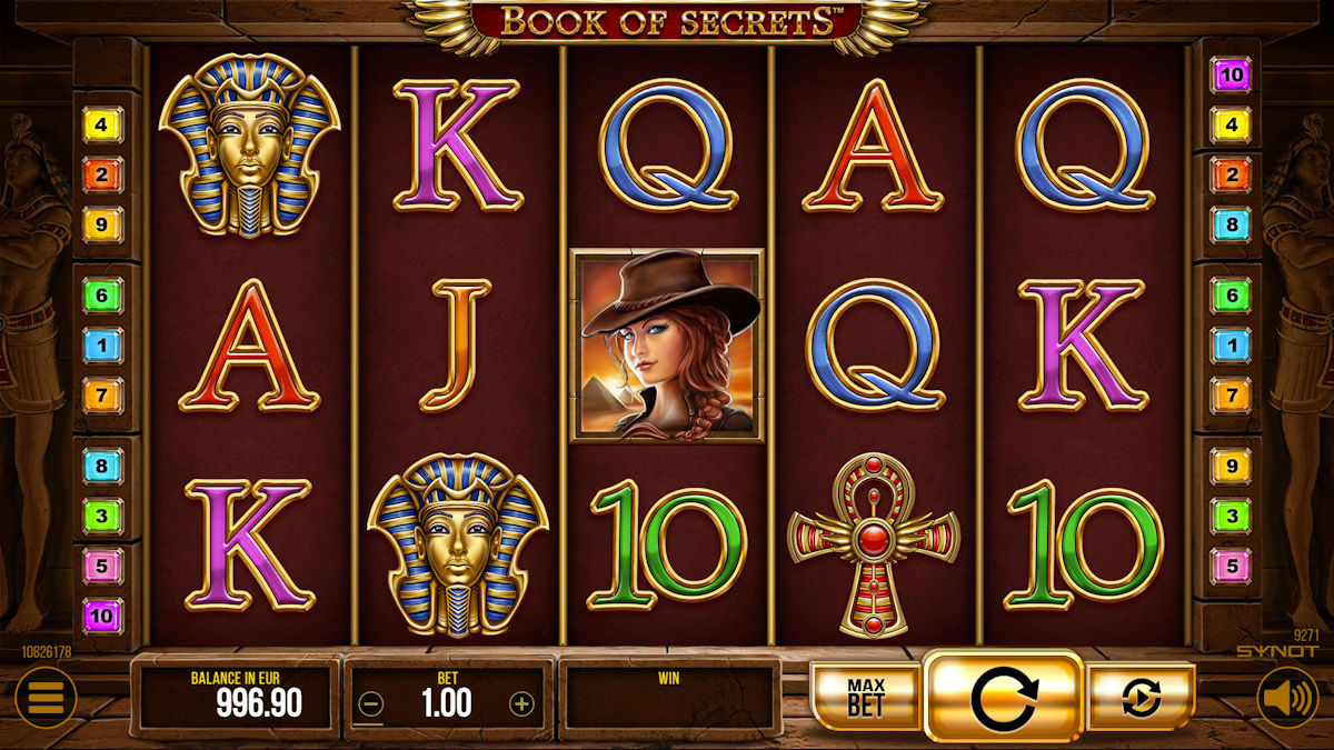 Book of Secrets slot by Synot Games