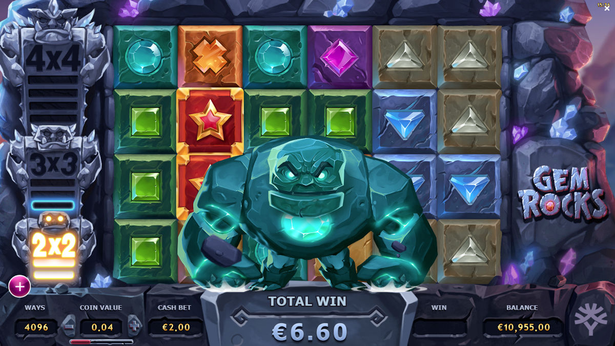 Gem Rocks - activated stone giant 2x2